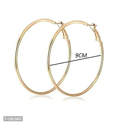 JMBW Metal Alloy Hoop Earrings for Women & Girls-thumb3