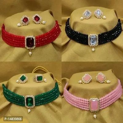 Elegant Jewellery Set for Women, Combo of 4-thumb0