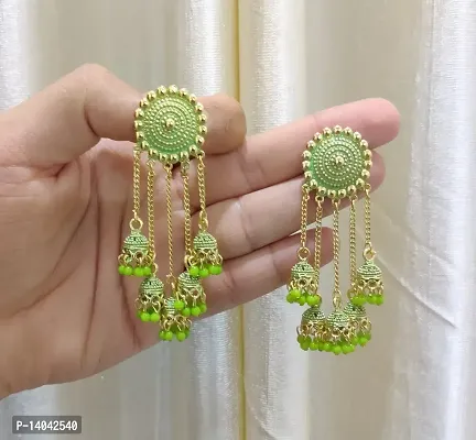 5 Layer Lankan earrings for Girls and women-thumb0