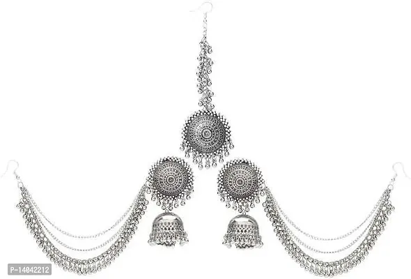 Silver Bahubali   kashmiri silver (jhumki )-thumb2