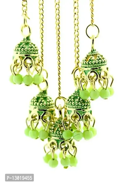 JMBW Stylish and Trending Gold Plated Stylish Pearl Jhumka Jhumki Traditional Earrings for Women and Girls Alloy-thumb3