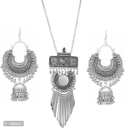 JMBW International Jewelry Earring & Necklace Set Combo pack for Women & Girls-thumb0