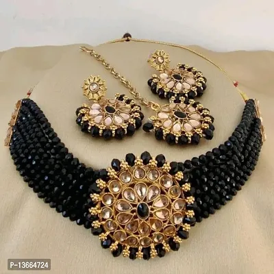 Trendy Brass Jewellery Set for Women-thumb0