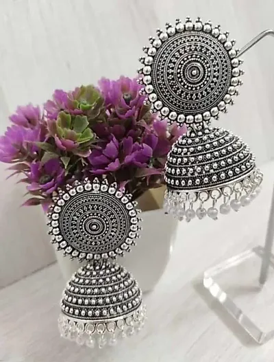 Latest Beautiful Alloy Jhumkas Earring for Women