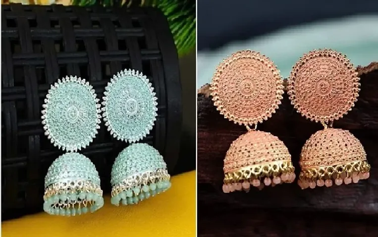 MULTICOLOR JHUMKI 2 PAIR