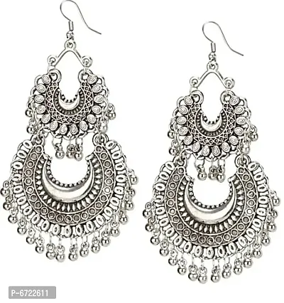 Trendy double chandlayer earrings-thumb0