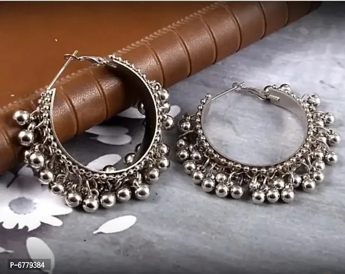 Designer Round Ghungroo Earrings