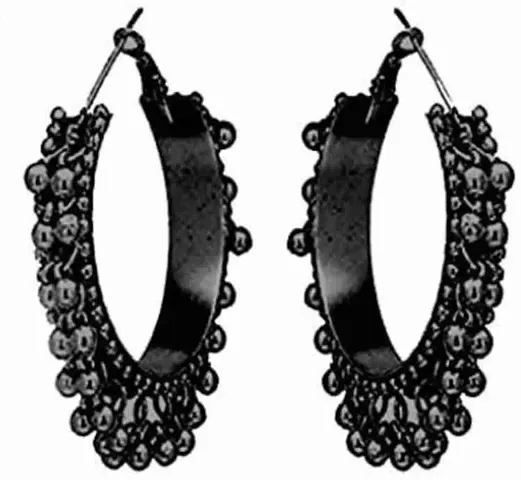 Round Ghungroo Earrings for women