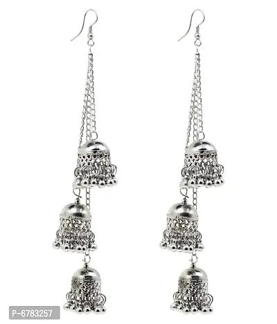 Oxidize silver earrings