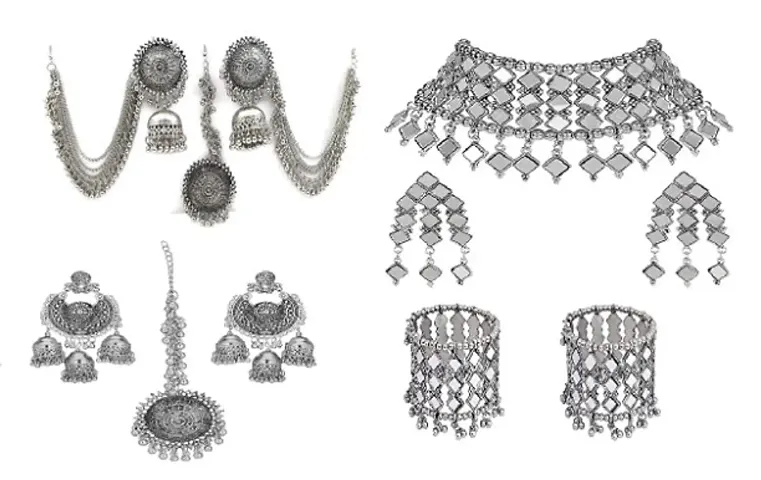 tribal oxidised jewellery for womens and girls,