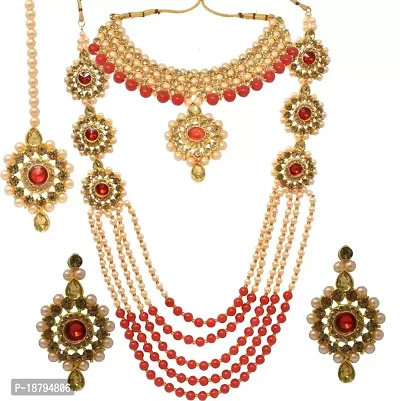 Red combo necklace