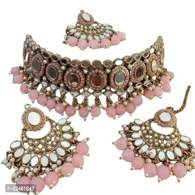 Kundan Pearl Jewelry Mirror Jewelry-thumb0