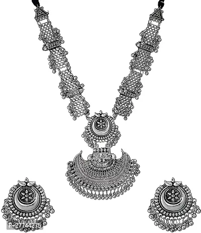 oxidized rani necklace-thumb0