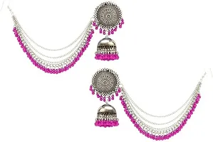 Elegant Earring for Women with Maang Tikka-thumb3