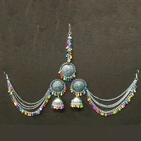 Elegant Earring for Women with Maang Tikka-thumb2