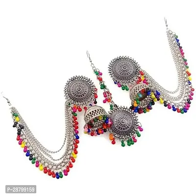 Elegant Earring for Women with Maang Tikka-thumb2