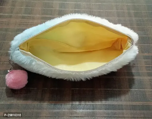 Fur Pencil Pouch For Kids-thumb3