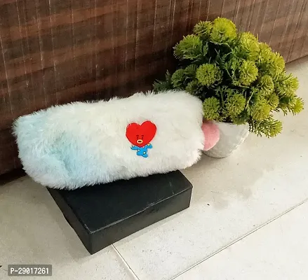 Fur Pencil Pouch For Kids-thumb4