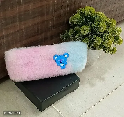 Fur Pencil Pouch For Kids-thumb3