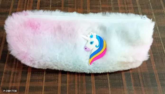 Fur Pencil Pouch For Kids-thumb2