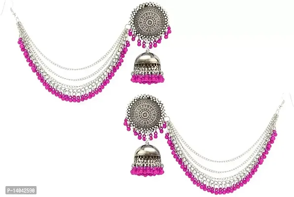 Elegant Earring for Women  with Maang Tikka, Combo-thumb3