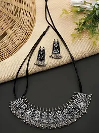 Trendy Silver Oxidized Jewellery Set Combo-thumb4