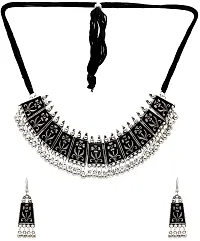 Oxidized Jewelry
ecklace set black chips, black bahubali, pigeon set-thumb3