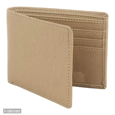 Somiya RFID Blocking Technology Unisex Card Holder Wallet for Men (Tan)