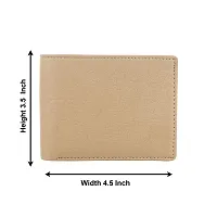 Somiya RFID Blocking Technology Unisex Card Holder Wallet for Men (Tan)-thumb3