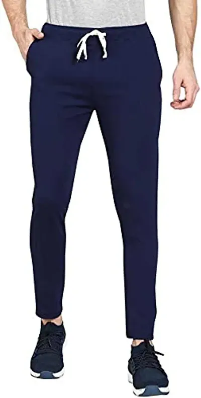 Alday Regular Fit Men Black Polycotton Trousers