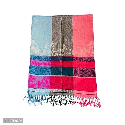 Soft Solid Jacquard  Scarf,Stole,Hijab All Season for Women-thumb2