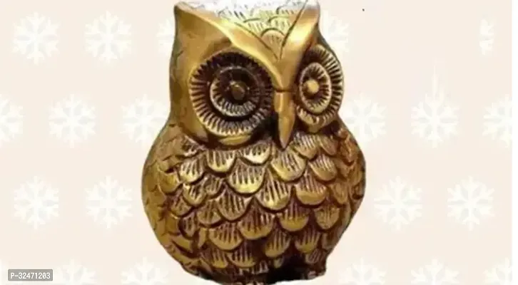 Metal Owl Statue Showpiece