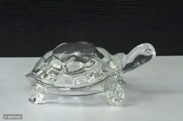 Crystal Tortoise Sphatik Tortoise Kurm for Good Luck-thumb0