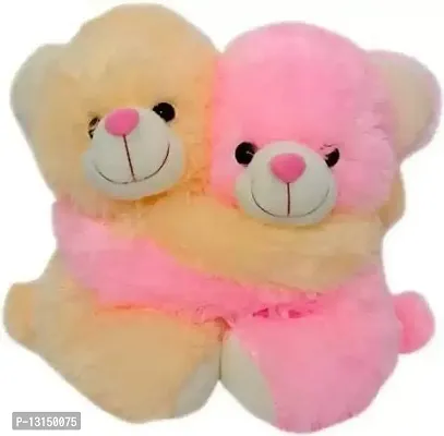 Sparkles IDEAZ Soft Toys,Teddy Bear Birthday Gifts for Friends,Sister,Brother,Teddy Bear for Girls & Boys - Baby & Adult (Pink & Yellow)-thumb0