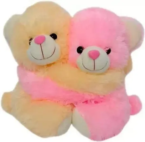 Sparkles IDEAZ Soft Toys,Teddy Bear Birthday Gifts for Friends,Sister,Brother,Teddy Bear for Girls & Boys - Baby & Adult (Pink & Yellow)