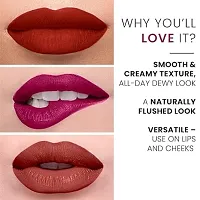 GLAMFAM Super Stay Liquid Matte Liquid Lip Colour, Long Lasting for 16 hrs Liquid Lipstick, Smudge Proof, Non Transferable Matte Lipstick For Women 5 ML-thumb2