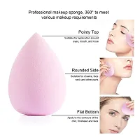 GLAM FAM Liquid Concealer Matte Color With Beauty Blender Sponges For Face Makeup Beauty Blender Face Sponge Puff For All Skin Types-thumb1