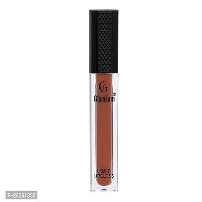 Glam Fam Matt Finish Lipcolor Lipstyle- Multicolor 5 ML (Light Brown)