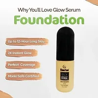 GLAMFAM Liquid Foundation Matte  Poreless Full Coverage Long Lasting Lightweight SPF 15 Natural Finish Sweatproof Infallible Blendable Normal To Oily Skin-thumb4