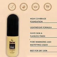 GLAMFAM Liquid Foundation Matte  Poreless Full Coverage Long Lasting Lightweight SPF 15 Natural Finish Sweatproof Infallible Blendable Normal To Oily Skin-thumb3