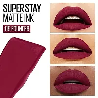 GLAMFAM Super Stay Matte Liquid Lip Colour, Long Lasting for 16 hrs Liquid Lipstick, Smudge Proof, Non Transferable Matte Lipstick For Women 5 ML-thumb2