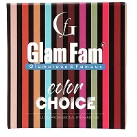 GlamFam Color Choice Water-Proof Smudge Proof Long Lasting Eyeshadow Palette 9 in 1 Eye Makeup Professional Mattes  Shimmery Finish-thumb2