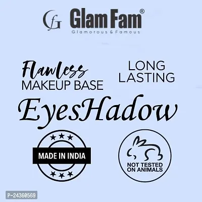 GLAM FAM Color Choice Eyeshadow Water-Proof Smudge Proof Long Lasting Eyeshadow Palette 9 in 1 Eye Makeup Professional. (Smokey Dramatic look)-thumb5