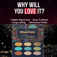 GLAM FAM Color Choice Eyeshadow Water-Proof Smudge Proof Long Lasting Eyeshadow Palette 9 in 1 Eye Makeup Professional. (Color Choice)-thumb3