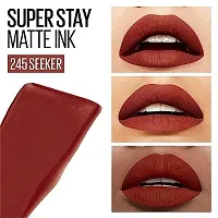 GLAMFAM Super Stay Liquid Matte Liquid Lip Colour, Long Lasting for 16 hrs, Smudge Proof, Non Transferable Matte Lipstick For Women 5 ML-thumb2