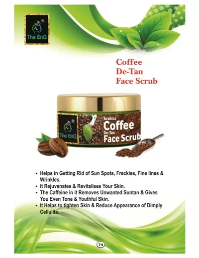 The Enq Arabica Coffee De-Tan Face Scrub