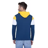 ELITZ Men's Cotton Full Sleeves Hoode T-Shirt-thumb1