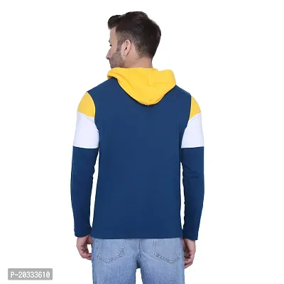 ELITZ Men's Cotton Full Sleeves Hoode T-Shirt-thumb2