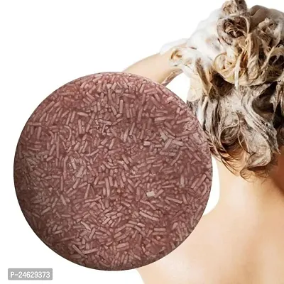 Organic Natural Hair Nourishing Solid Shampoo Soap Bar Polygonum Multiflorum | Natural Handmade, Oil Control, Acne Control, Cooling Soap-thumb0