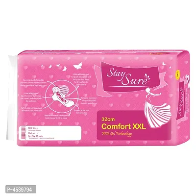 Comfort Overnight Sanitary Pads Pack Of 20 Pads Pack Of 4 Sanitary Needs-thumb2